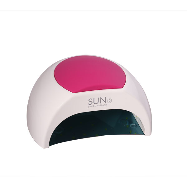 Lámpara de uñas SUN2 de 48W, lámpara de uñas de gel de curado con flash artístico de 33 bombillas