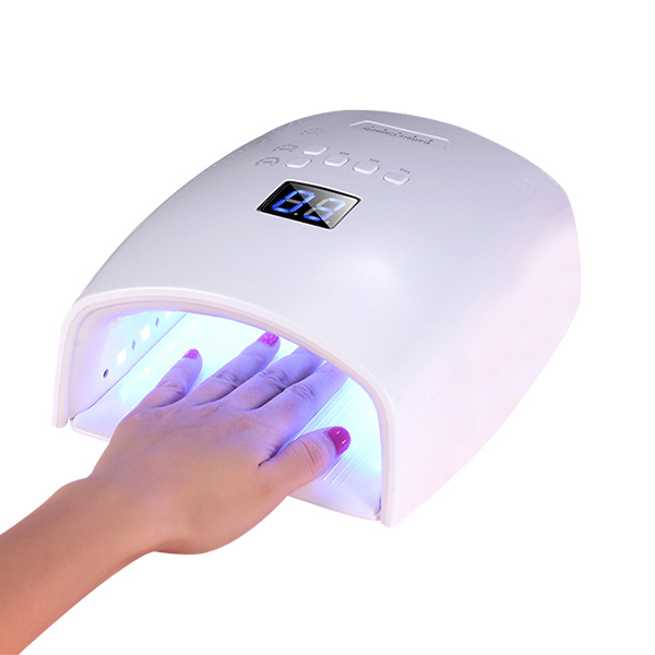 Secador de lámpara de uñas UV inalámbrico de 48 W, batería de 30 LED 7800 mAh